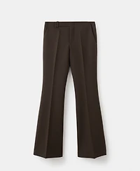 Mango Women's Mid-Rise Flare Pants