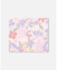 Deux par Deux Baby Girls Stretch Jersey Neck Tube Pink Flower Print