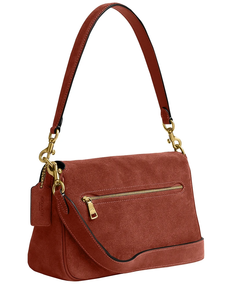 Coach Tabby Small Soft Suede Shoulder Bag