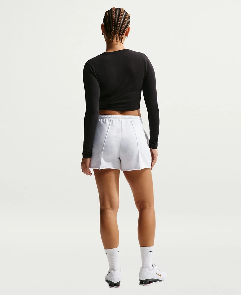 Nike Women's Mid-Rise French Terry Shorts