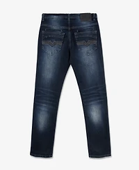 Big Boy's Dark Blue Washed Jeans - Child