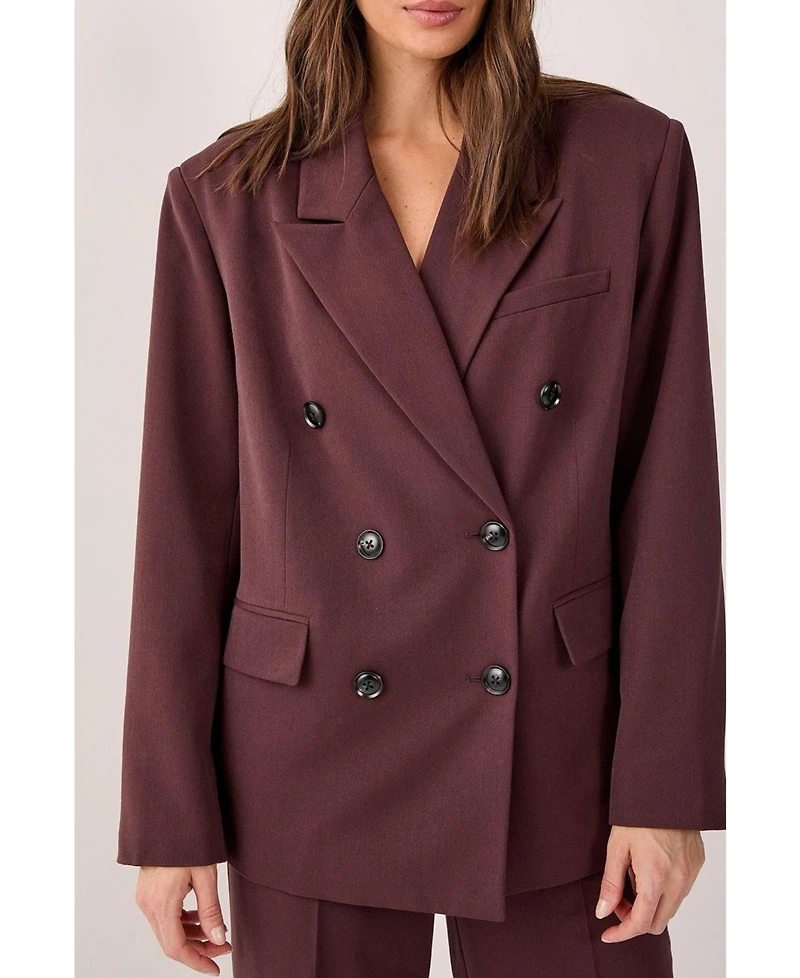 Nasty Gal Women's Double Breasted Oversized Blazer