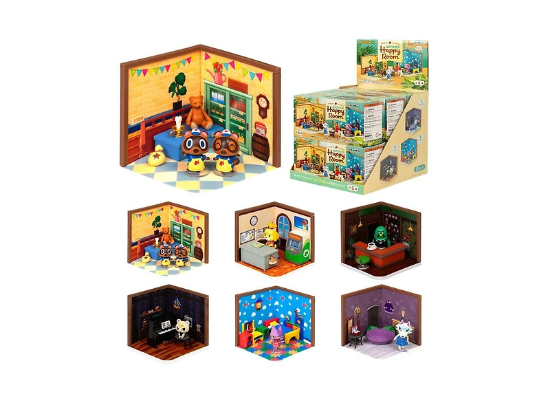 Hamee Re-ment Nintendo Game Character Animal Crossing Blind Box Mini Figure Collectible Happy Room Series