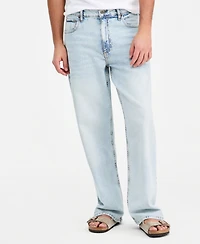 Sun + Stone Men's Wave Wash Baggy Jeans, Macy's Exclusive