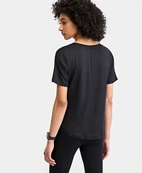 Id Ideology Women's V-Neck Short-Sleeve Performance Tee, Macy's Exclusive