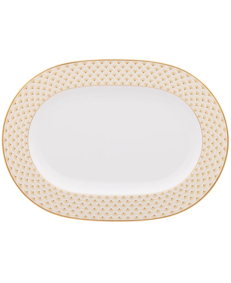 Noritake Trocadero Gold-Tone Oval Platter