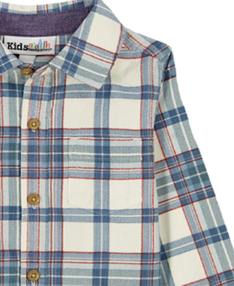 Kids Headquarters Boys 2T-7 3-Piece Corduroy Shirt, Top and Joggers Set