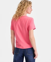 On 34th Women's 100% Cotton Pocket T-Shirt, Macy's Exclusive