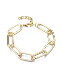 Adornia Gold Chunky Paperclip Chain Bracelet