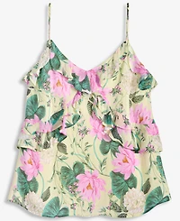 On 34th Women's Printed Ruffle Camisole Top, Macy's Exclusive