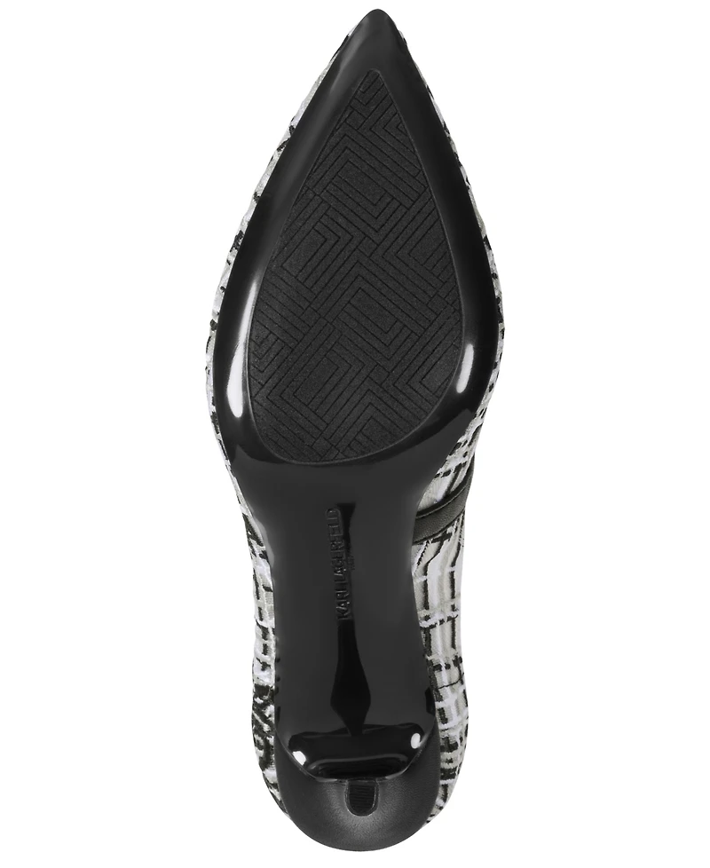 Karl Lagerfeld Paris Women's Royale Whimsy Slip-On High Pumps