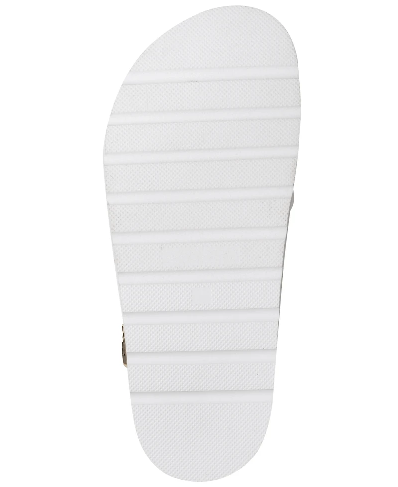 Karl Lagerfeld Paris Women's Harlan Round Toe X Band Sandals