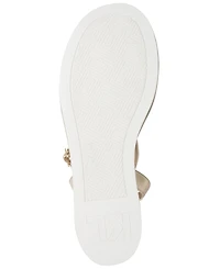 Karl Lagerfeld Paris Women's Clemons Ankle Strap Wedge Sandals