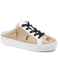 Karl Lagerfeld Paris Women's Cambria Atelier Lace-Up Mule Sneakers