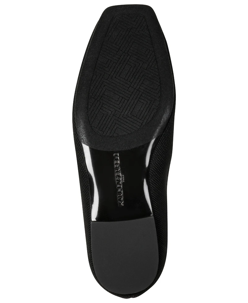 Karl Lagerfeld Paris Women's Zailey Mary Jane Slip-On Flats