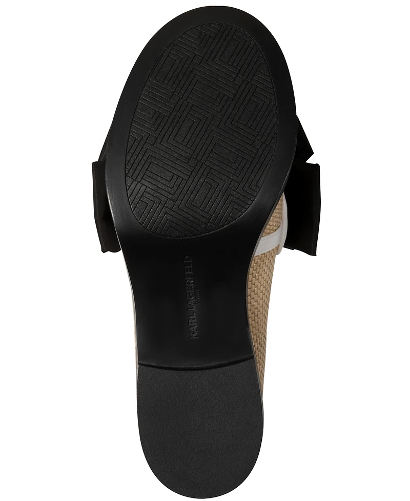 Karl Lagerfeld Paris Women's Camilia Bow Slip-On Loafers