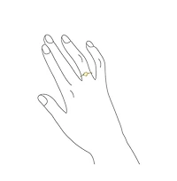 Bling Jewelry Tiny Minimalist Silver Ring with Heart Shape Initial Monogram Gold Plated Sterling