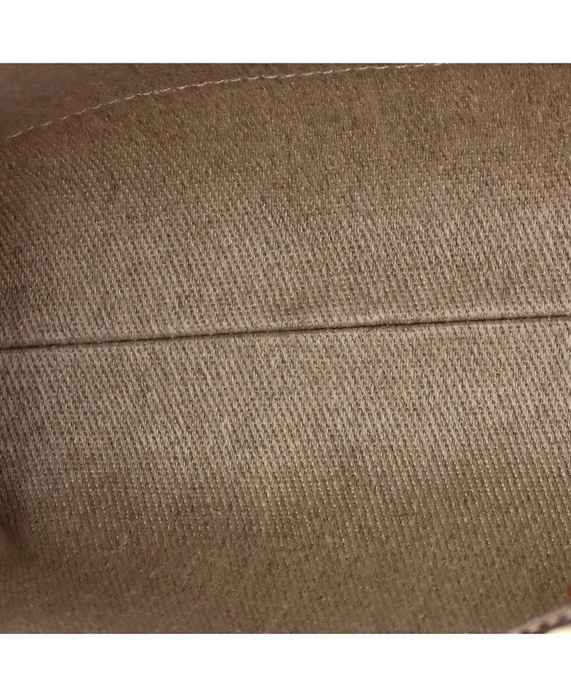 Pre-Owned Chloe Small Woody Convertible Tote Fringe Canvas