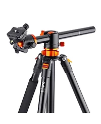 K&F Concept 4-Section Aluminum Tripod Monopod with Center Axle Transverse
