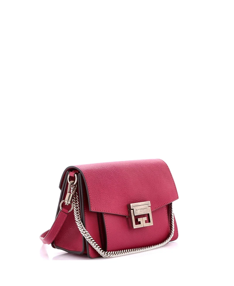 Pre-Owned Givenchy Small GV3 Flap Bag Leather