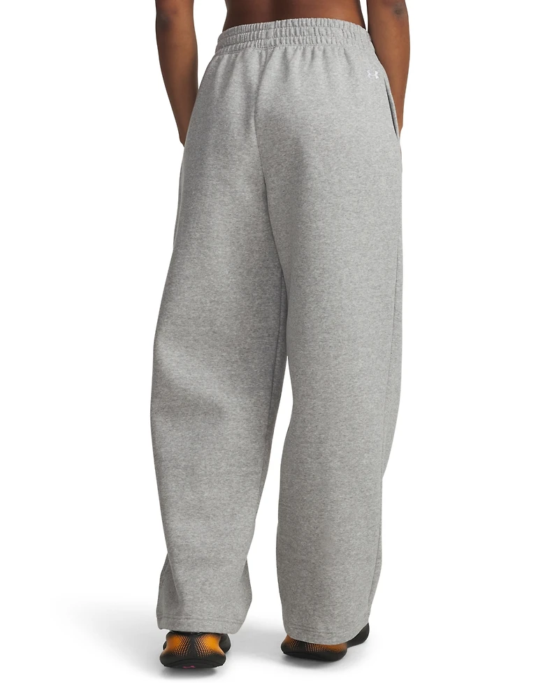 Under Armour Women's Rival Fleece Script Pants