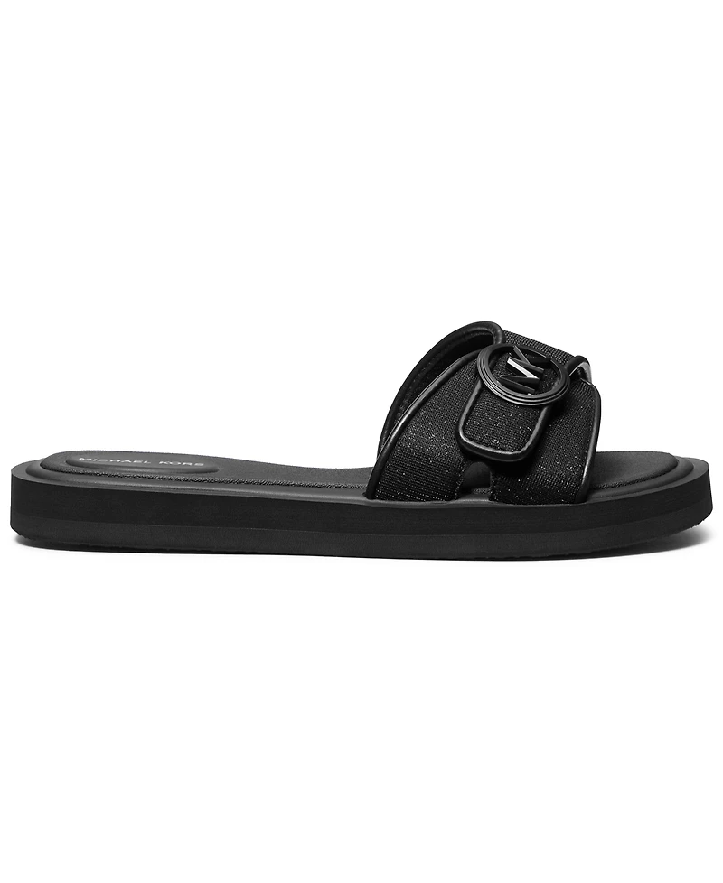 Michael Kors Women's Open Toe Mk Pool Slides Sandals