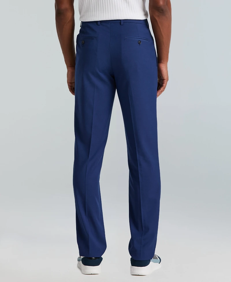 Perry Ellis Portfolio Men's Slim-Fit Flat Front Dress Pants