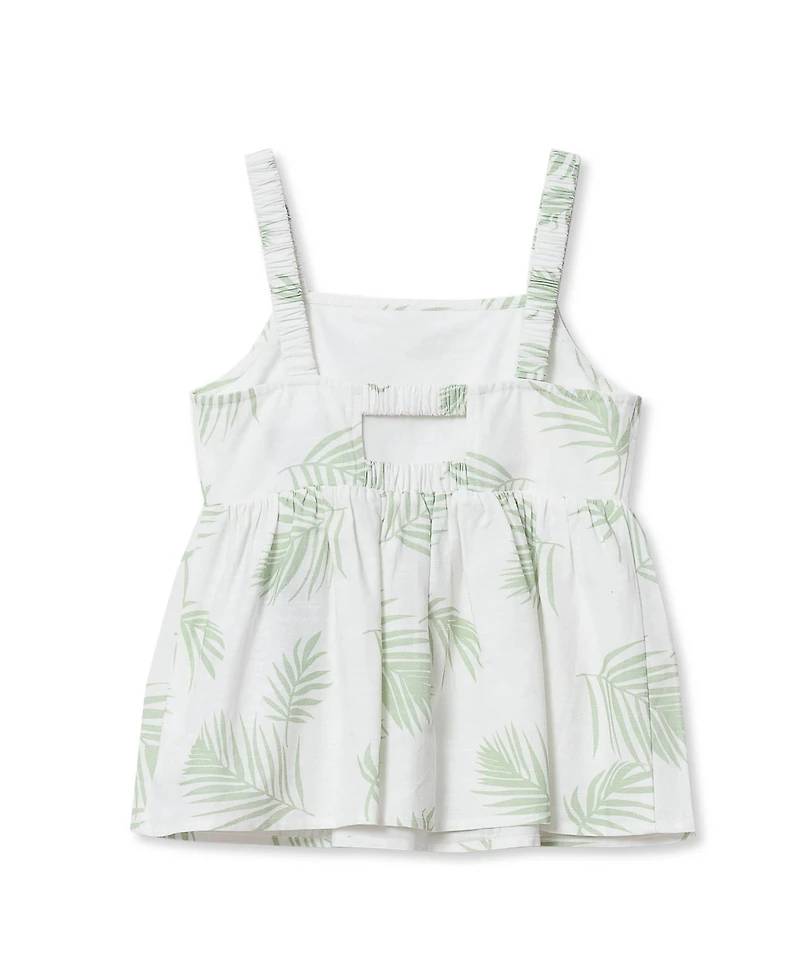 Lands' End Girls Woven Tank Top