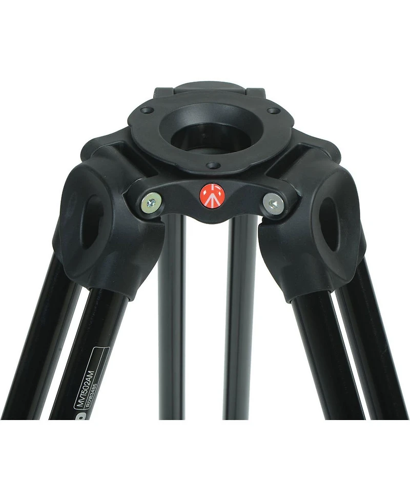 Manfrotto 3-Section Aluminum Telescopic Twin Leg Video Tripod with Mid-Level Spreader