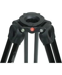 Manfrotto 3-Section Aluminum Telescopic Twin Leg Video Tripod with Mid-Level Spreader