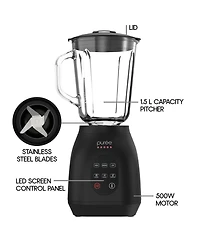 Tzumi Puree 1.5 Liter Led Touchscreen Blender
