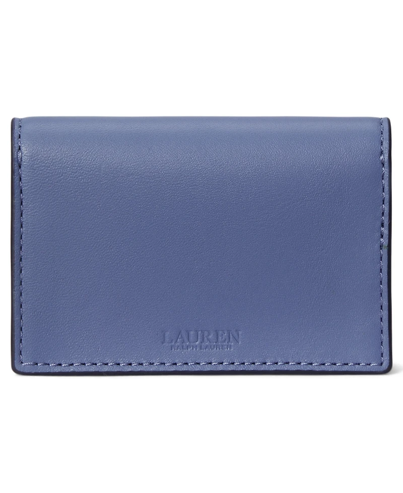 Lauren Ralph Leather Small Tasha Card Case