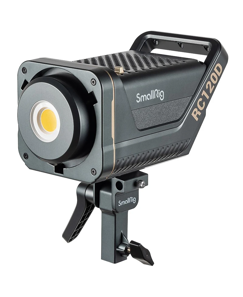 SmallRig Rc 120D 150W Daylight Cob Led Video Light, American Standard, Bundle with Pro 9.5' Air-Cushioned Light Stand