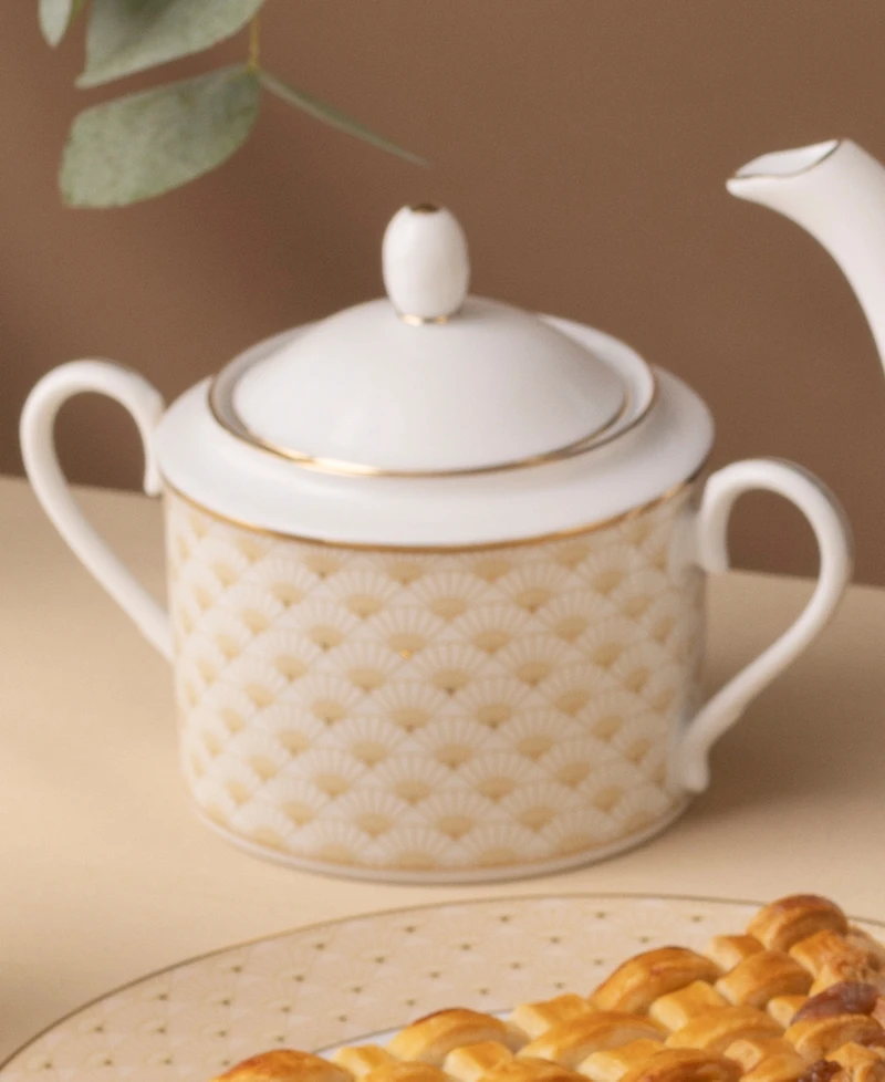 Noritake Trocadero Gold-Tone Sugar and Creamer, Set of 2