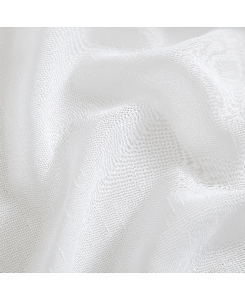 Elrene Carmen Sheer 114" x 108" Extra-Wide Indoor/Outdoor Grommet Curtain Panel with Tieback