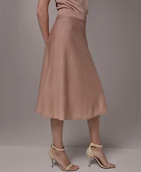 Donna Karan New York Women's Sequin Detail Midi Skirt
