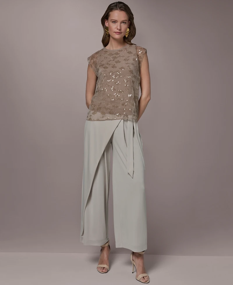 Donna Karan New York Women's Crew Neck Top