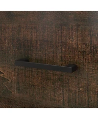 Homsee White Mirror Finished Wooden 9-Drawer Chest of Drawers, Dresser