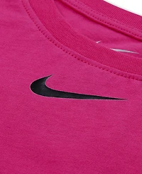 Nike Baby Girls' Short-Sleeve T-Shirt and Bike Shorts, 2-Piece Set