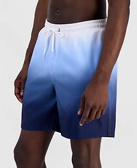 Club Room Men's Kenji Ombre Swim Trunks, Created for Macy's