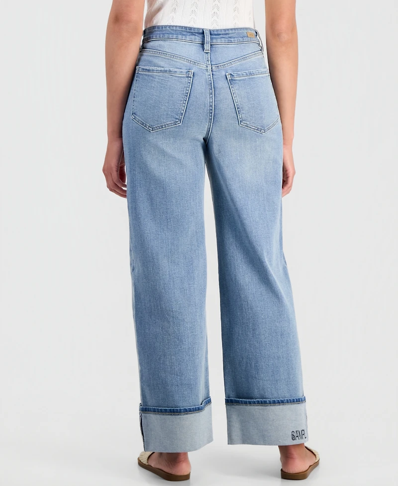 Liverpool Los Angeles Women's Morgan High-Rise Cropped Wide-Leg Jeans