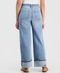 Liverpool Los Angeles Women's Morgan High-Rise Cropped Wide-Leg Jeans