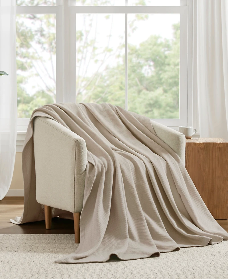 Madison Park Liquid Cotton Blanket, Full/Queen