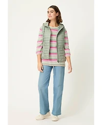 Olsen Women's Multi Colour Striped Sweater