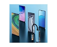 Risokeys 2-in-1 Usb C Hub, 5Gbps Data Transfer & Pd Charging, Aluminum Portable Adapter for Laptop/Phone/Travel