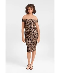 S3 Apparel Women's Sculpting Shapewear Midi Dress