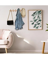 Yigii Natural Beech Wood Coat Rack