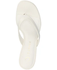 Journee Collection Women's Danielle Kitten Heel Flip Flop Sandals