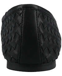 Journee Collection Women's Savannah Woven Ballet Flats