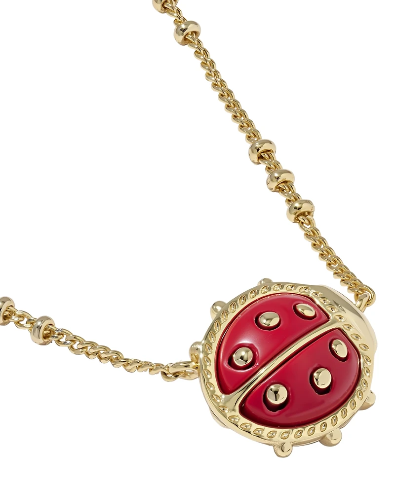 Kendra Scott 14k Gold Over Brass Lady Bug Short Pendant Necklace